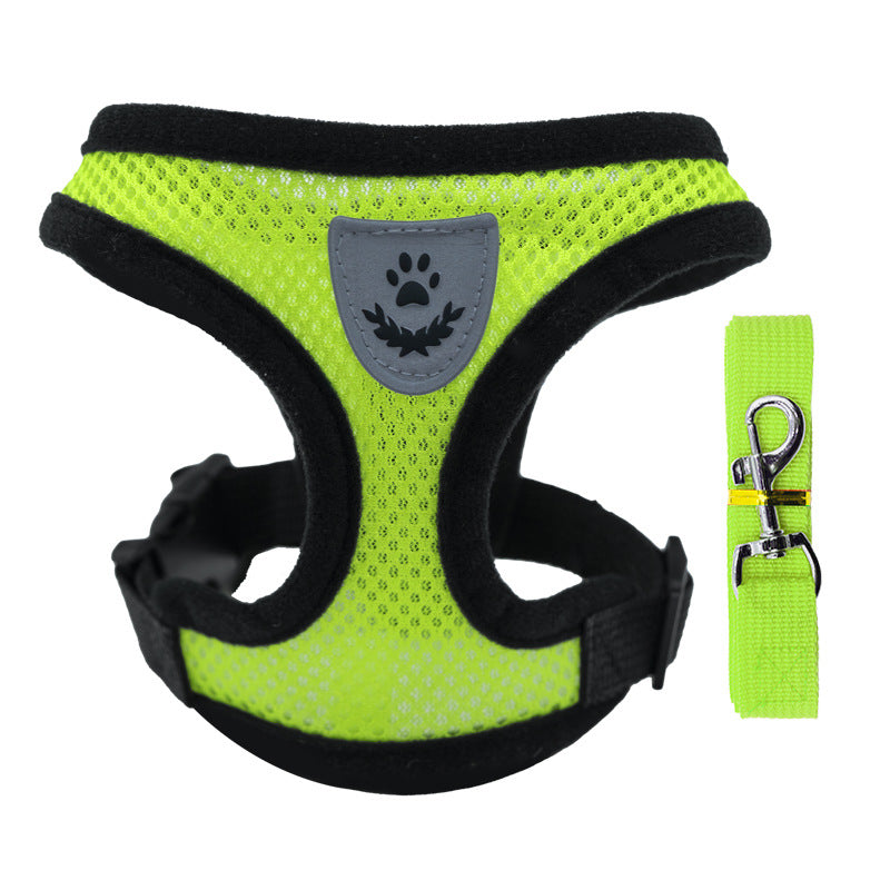 Small pet mesh harnesses in nine bright colours
