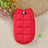 Simple padded cotton coat for small dogs and cats in Pink, side view