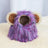 Crochet lion mane hat for dogs and cats, available in 4 styles, image 10