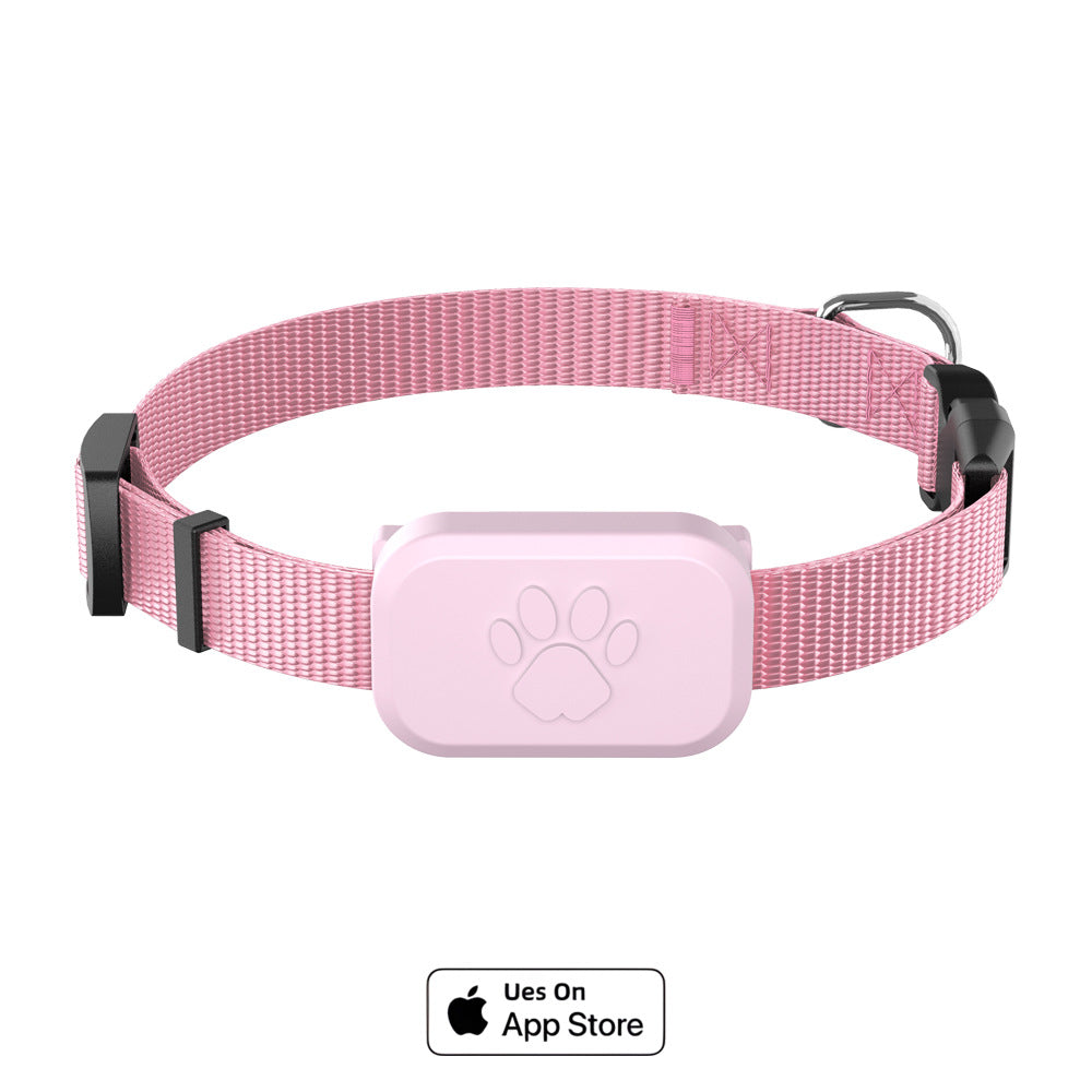 Silicone pet collar with built-in Bluetooth locator in black, product image 5