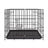 Blue foldable metal pet cage with removable tray, photo 33