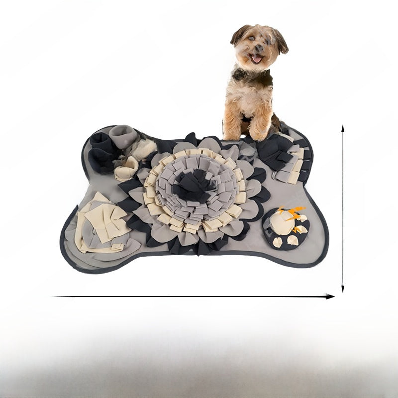Dog Puzzle Snuffle Mat for Slow Feeding - Mental Stimulation Sniffing Pad in Many Shapes