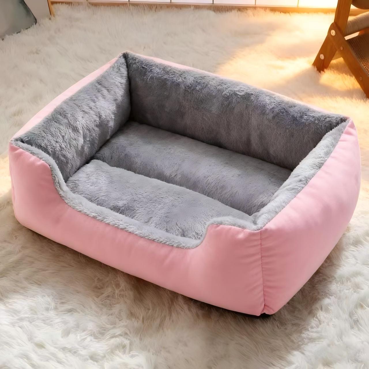 Soft flannel pet bed for dogs and cats, detail photo 4