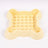 Pet Slow Feeder Bowl with Non-Slip Base in Square or Hexagonal Plum Blossom Shapes