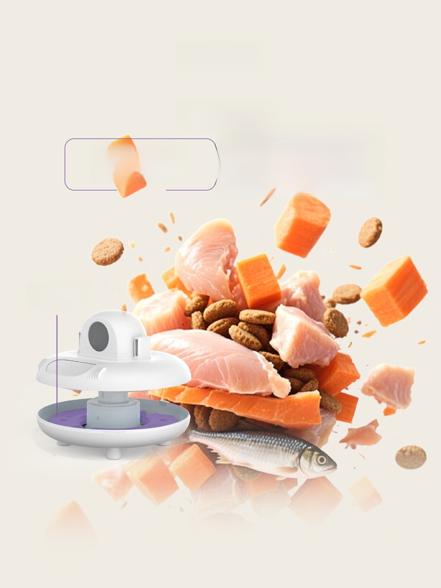 Automatic Cat Feeder with Facial Recognition, Wi-Fi App Control and 2L Food Container