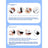 Rechargeable Cordless Pet Hair Clipper with Stainless Steel Blades for Dogs and Cats