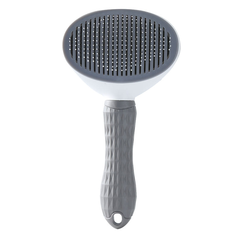 Pet Hair Removal Needle Comb and Fine-Tooth Flea Comb Set