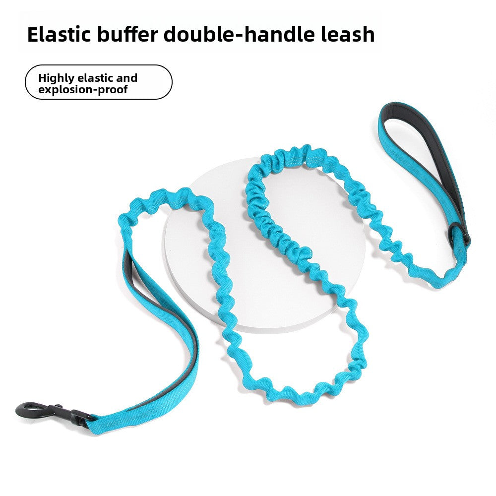 Adjustable nylon slip training lead for dogs in 10 colour options