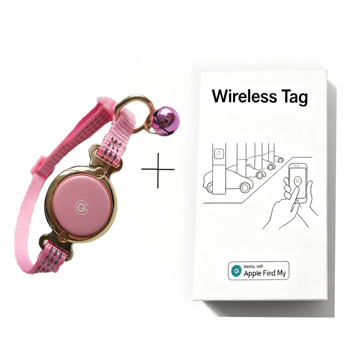 Slim nylon pet collar with built-in rechargeable Bluetooth locator, product image 16