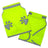Reflective fluorescent dog safety vest, available in 3 colours, sizes Small to Large, image 2