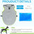 Green dual-layer mesh dog cooling vest with ice pack pocket, product image 5