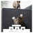 Dark grey self-adhesive cat scratching and climbing mat, photo 2