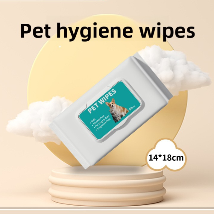 Pet Grooming Wipes and Disposable Gloves Kit for Cats and Dogs