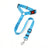 Nylon dog car seat belt leads in nine colours