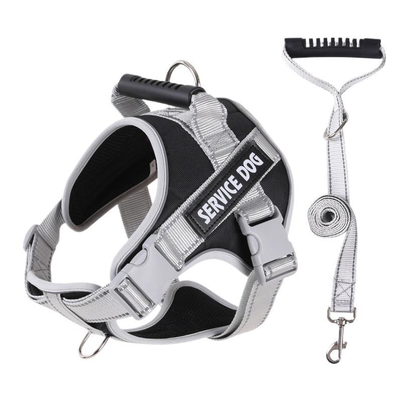 Reflective vest dog harness, available from Pet Royale UK