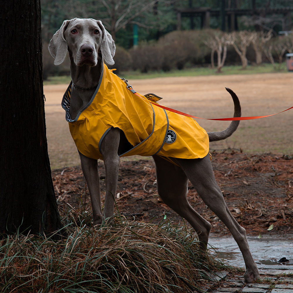 Waterproof windproof dog raincoat, available in 4 colours, image 41