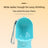 Portable Dog Water Bottle and Feeding Bowl Set, Leakproof Travel Bottle, Three Colours