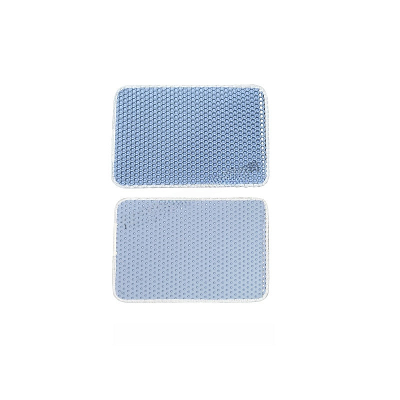 Double Layer Cat Litter Trapper Mat, Flat or Raised Edge Design