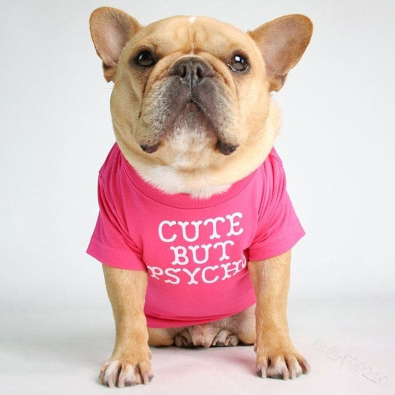 Round neck printed t shirt for small dogs and cats, image 62