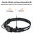 Waterproof light up dog collar with tracker pocket, view 3