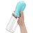 Leakproof dog walking water bottle in Lake Green 550ml, in a home setting