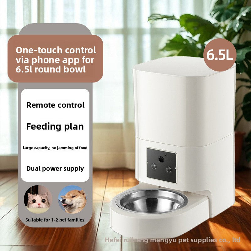 Automatic Pet Feeder with Smart Timer and Camera