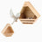 Hanging pine wood bird nest house for pigeons and doves, view 5