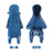 Hooded four leg dog raincoat, available in 19 styles, sizes Small to 2XL, image 26