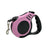 Retractable dog lead with bone-shaped handle, 2 lengths available