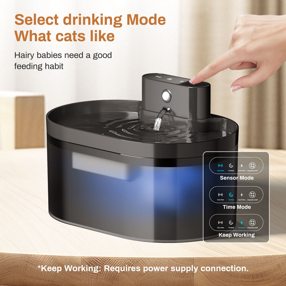 Intelligent Pet Water Dispenser with Sensing Function