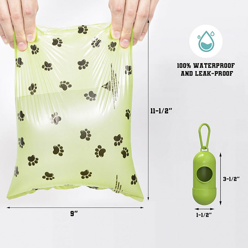 Scented Biodegradable Dog Poop Bags with Dispenser, Bulk Rolls