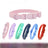 Waterproof wipe-clean PVC dog collar in 12 colour options