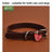 Halloween PU leather dog collar with charm, main product photo
