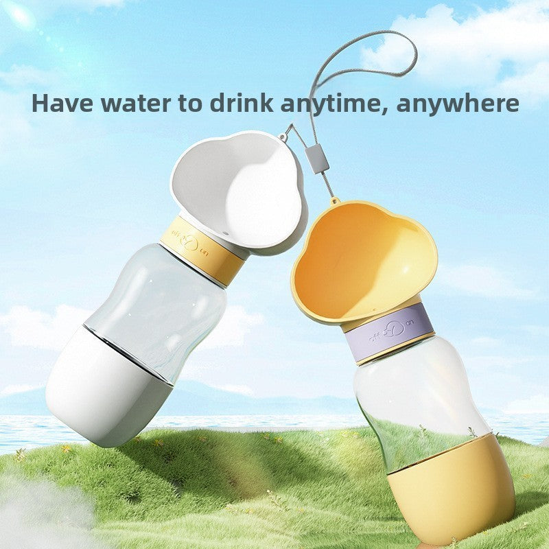 Portable water dispenser for puppies