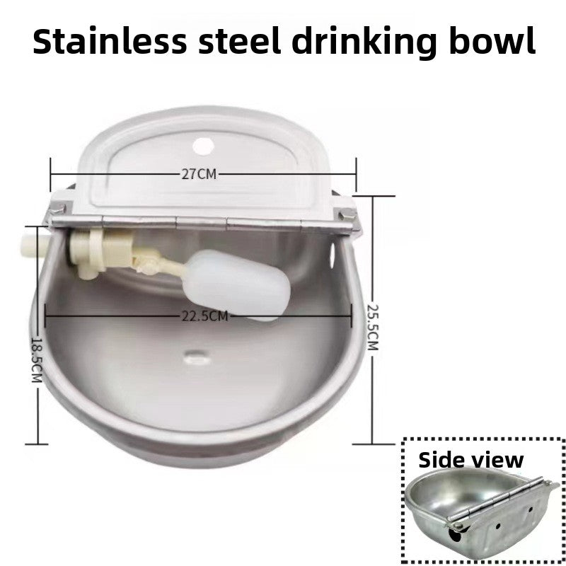 Automatic Livestock Drinking Water Bowl with Float Ball Refill for Cattle and Horses