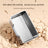 Stainless Steel Cat Litter Box, Front or Side Opening Anti-Splash