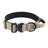 Wide tactical dog collar with cobra buckle in Red, close-up detail