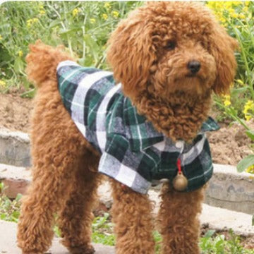 Plaid button shirt for dogs, available in 3 colours, image 2