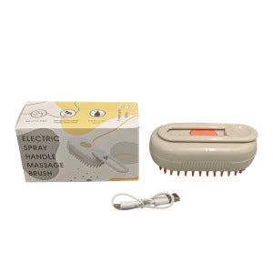 Large Steam Spray Grooming Brush for Shedding and Tangles on Pets