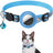 Smart pet locator collar with PU strap in black, product image 10