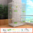 Iron bird cage for budgies and cockatiels in black or white, view 14