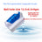 Floating magnetic aquarium glass cleaner on tank glass, view 9