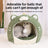 Egg shaped cloud pet nest in soft green cloth, product image 3