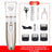 Cordless Dog Hair Clippers with Guide Combs, Low Noise Trimmer Kit