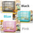 Blue foldable metal pet cage with removable tray