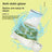 Elephant and Turtle Drinking Fountain with Glass Bottle and Spill-Proof Silicone Ring