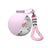 Collapsible Silicone Pet Water Bottle with Stainless Steel Interior and Carry Hook
