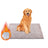 Washable heat-retaining pet bed pad, alternative angle view