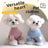 Heart print hoodie for dogs and cats, available in 5 colours, image 1
