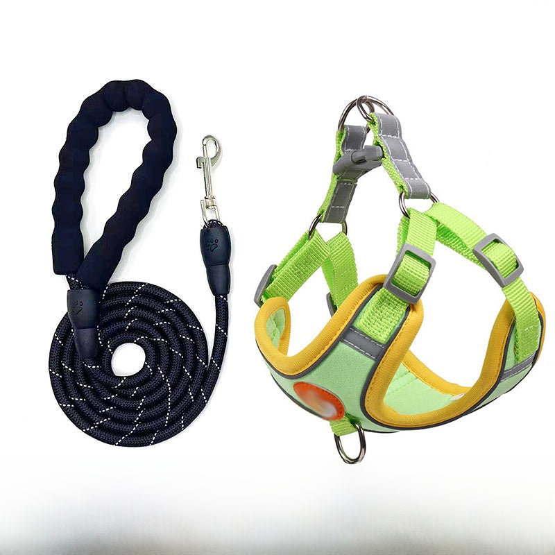 Small dog vest harness, available from Pet Royale UK